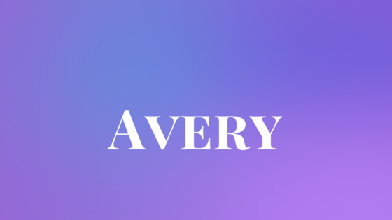 Avery — Meaning, Origin & Popularity