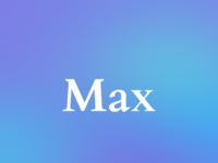 Max — Meaning, Origin & Popularity