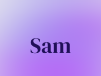 Sam — Meaning, Origin & Popularity